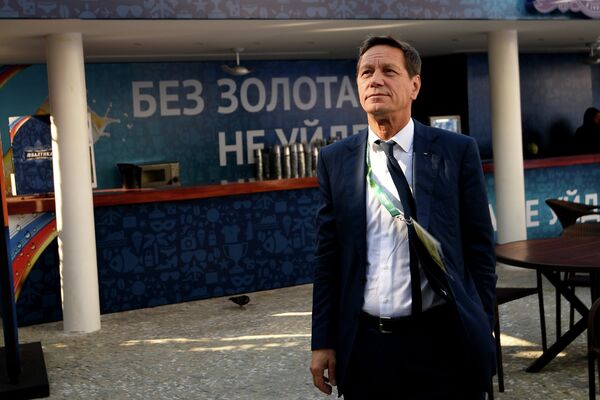 Президент ОКР Александр Жуков на церемонии открытия дома болельщиков олимпийской сборной России в Рио-де-Жанейро