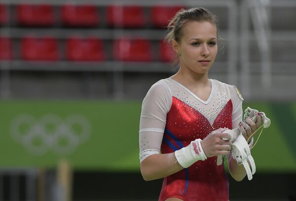 Спортсменка олимпийской сборной России по спортивной гимнастике Дарья Спиридонова