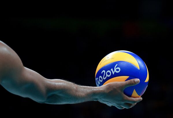 Волейбольный мяч олимпийского турнира в Рио-де-Жанейро