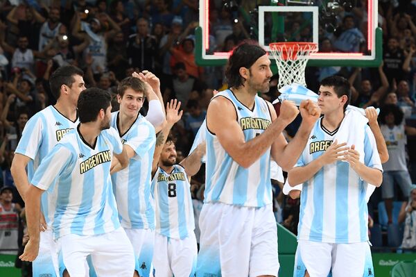 Баскетболисты сборной Аргентины
