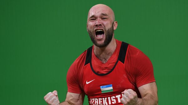 Тяжелоатлет Руслан Нурудинов из Узбекистана