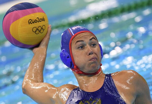 Игрок женской сборной России по водному поло Екатерина Лисунова