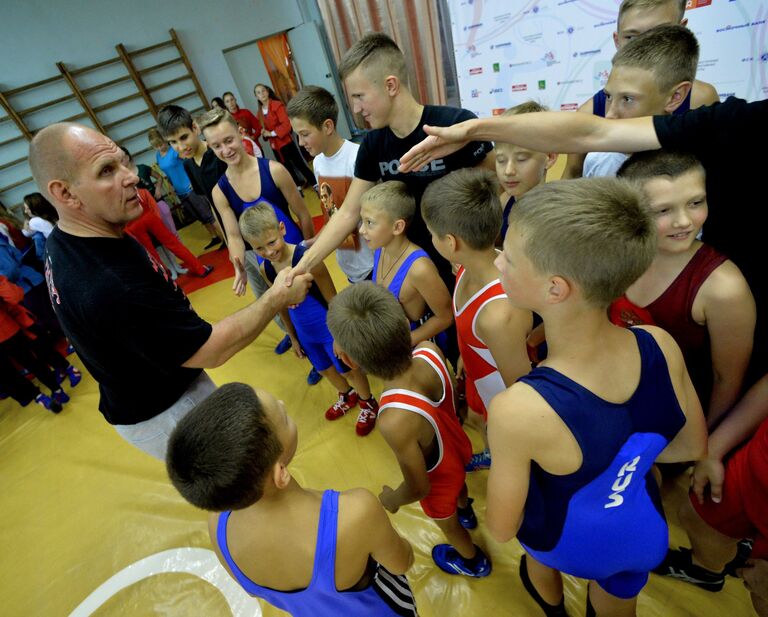 Открытый урок Александра Карелина в День Знаний