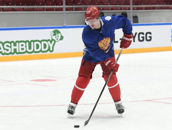 Нападающий сборной России по хоккею Артемий Панарин