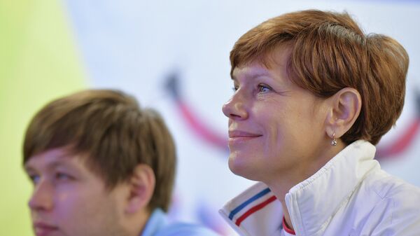 Старший тренер сборной России по фехтованию на колясках Елена Белкина