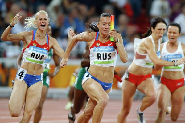 Российские спортсменки Юлия Гущина и Юлия Чермошанская (слева направо)
