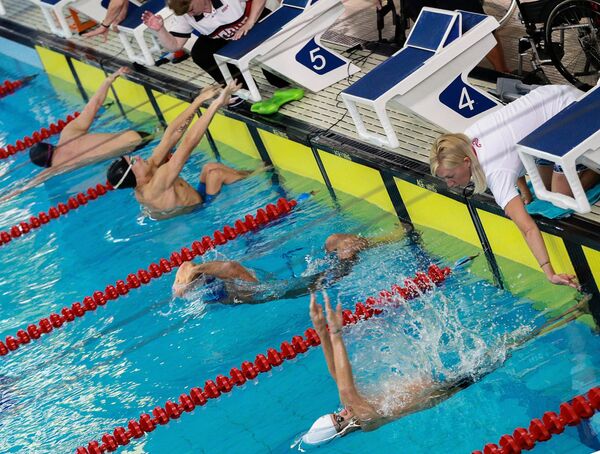 Всероссийские паралимпийские соревнования. Финальный заплыва на 50 метров