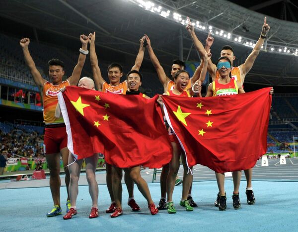 Паралимпийцы сборной Китая