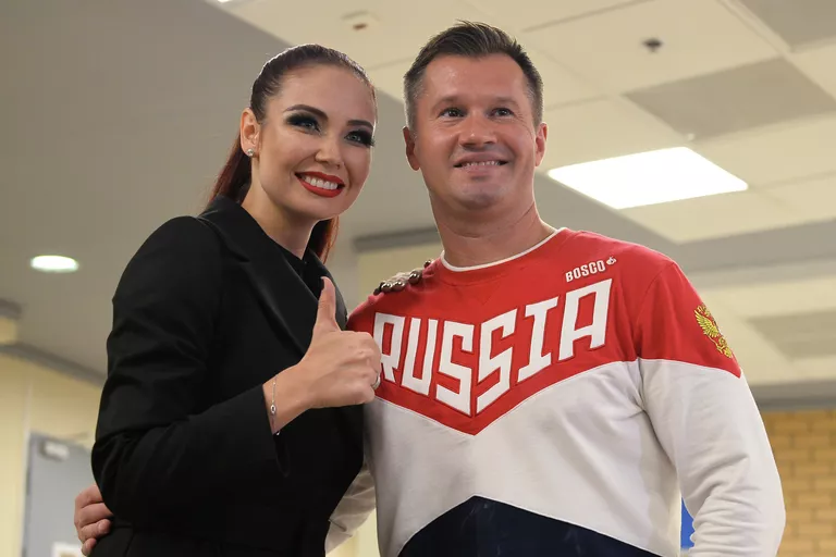 Заслуженный мастер спорта по художественной гимнастике, телеведущая Ляйсан Утяшева и четырехкратный олимпийский чемпион по спортивной гимнастике, главный редактор журнала Большой спорт Алексей Немов Заслуженный мастер спорта по художественной гимнастике, телеведущая Ляйсан Утяшева и четырехкратный олимпийский чемпион по спортивной гимнастике, главный редактор журнала Большой спорт Алексей Немов