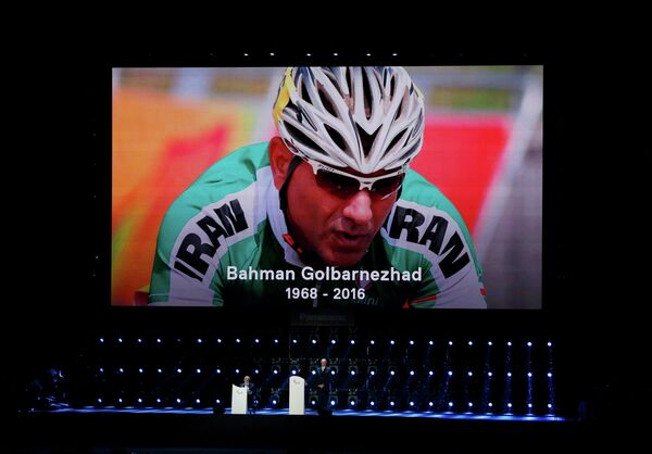 Иранский велогонщик Бахман Голбарнежад