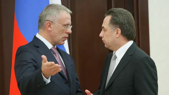 Вячеслав Фетисов и Виталий Мутко (слева направо)