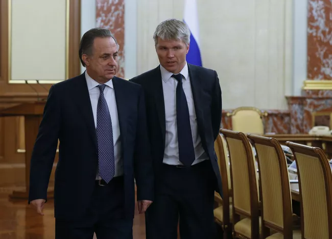 Виталий Мутко (слева) и Павел Колобков