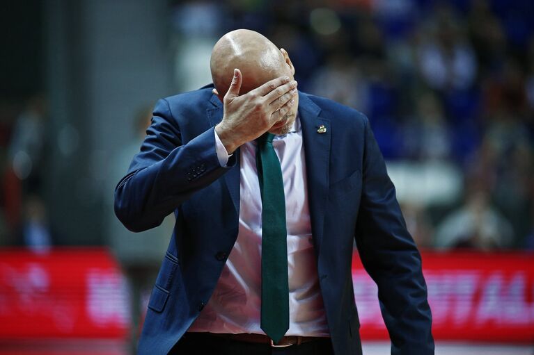 Главный тренер БК Локомотив-Кубань Саша Обрадович