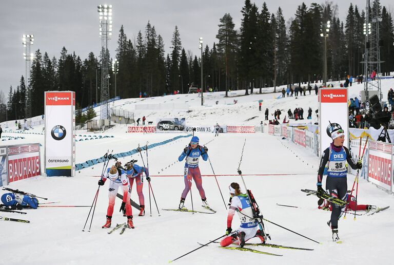 Спортсменки после финиша