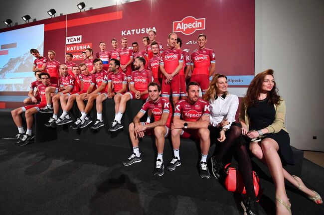 Презентация велокоманды Катюша Alpecin в декабре 2016 года