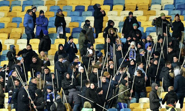 Беспорядки во время матча заключительного тура группового этапа Лиги чемпионов Динамо (Киеве) - Бешикташ