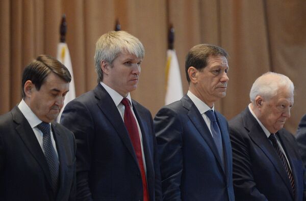 Валерий Левитин, Павел Колобков, Александр Жуков и Виталий Смирнов (слева направо)