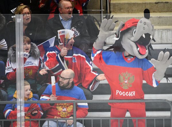 Болельщики сборной России по хоккею