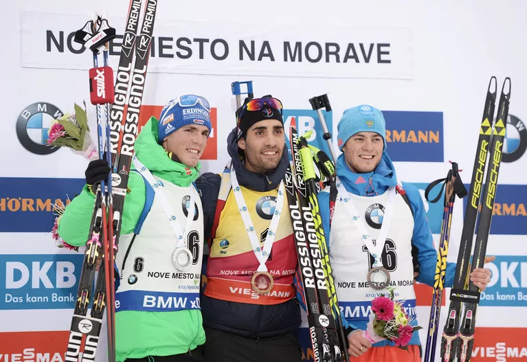 Симон Шемпп, Мартен Фуркад и Антон Бабиков (слева направо) Симон Шемпп, Мартен Фуркад и Антон Бабиков (слева направо)