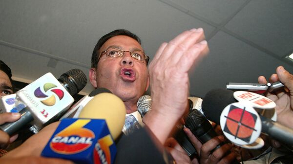 Экс-президент Гондураса и бывший глава федерации футбола страны Рафаэль Кальехас