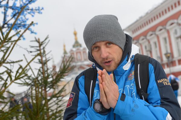 Трехкратный чемпион мира по конькобежному спорту Денис Юсков