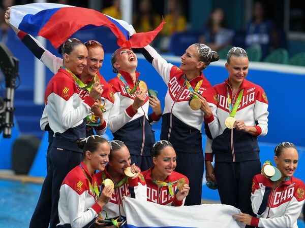 Спортсменки сборной России
