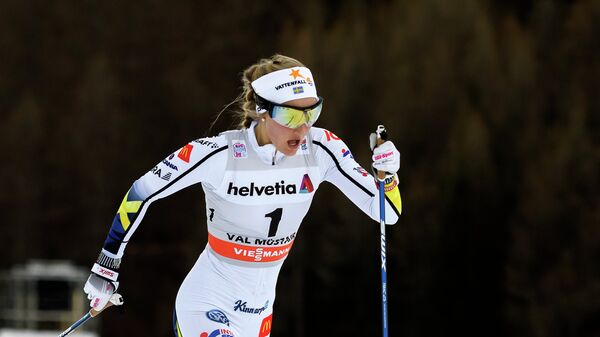 Шведская лыжница Стина Нильссон