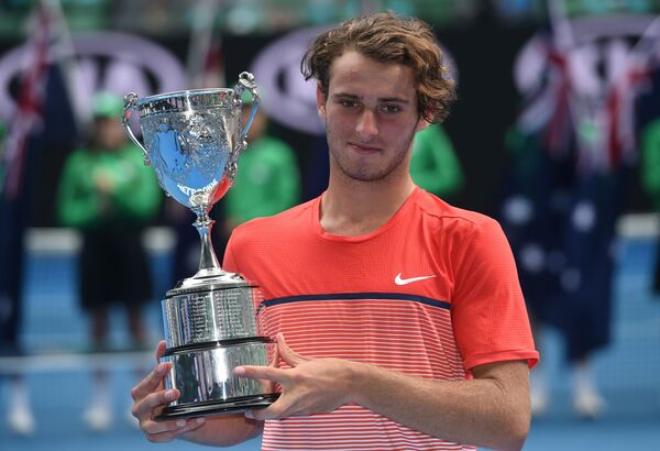 Действующий победитель Открытого чемпионата Австралии по теннису среди юниоров австралиец Оливер Андерсон