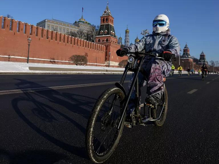 Второй зимний Московский Велопарад Второй зимний Московский Велопарад