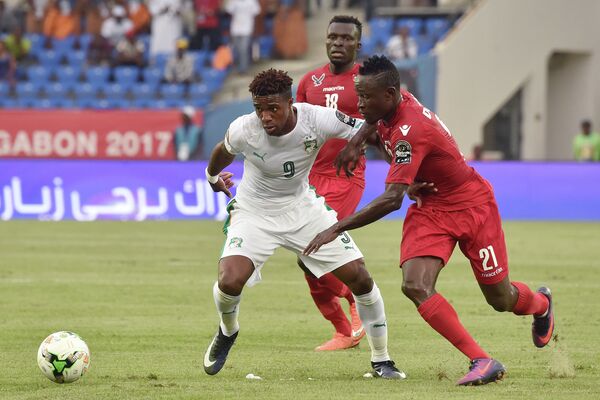Игровой момент матча Кубка африканских наций между сборными Кот-д'Ивуара и Того