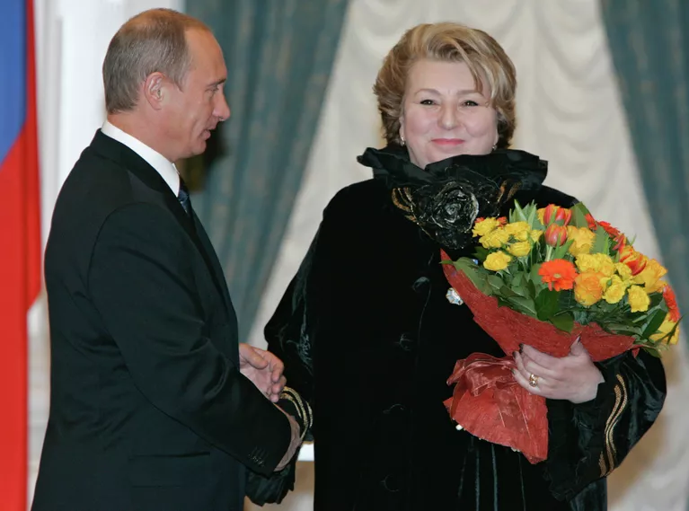 Владимир Путин, Татьяна Тарасова Владимир Путин, Татьяна Тарасова