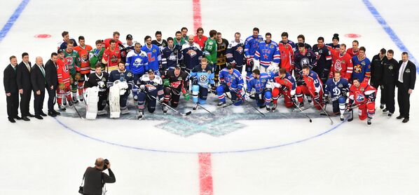 Участники мастер-шоу Матча звезд Континентальной хоккейной лиги