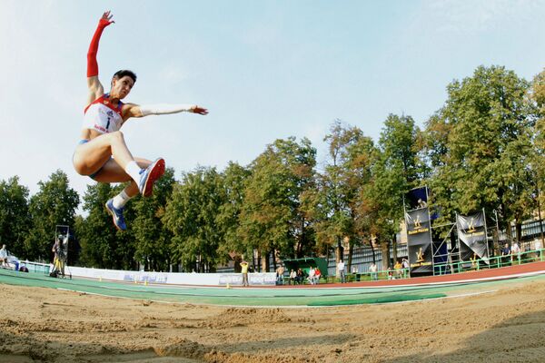 Серебряный призер Олимпиады в Пекине в прыжках в длину Татьяна Лебедева