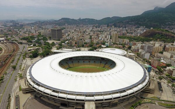 Состояние стадиона Маракана в Рио-де-Жанейро, 2017 год