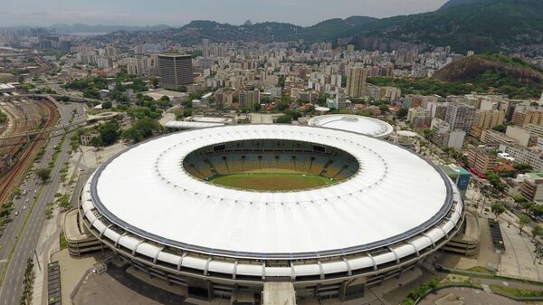 Состояние стадиона Маракана в Рио-де-Жанейро, 2017 год