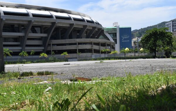 Состояние стадиона Маракана в Рио-д-Жанейро, 2017 год