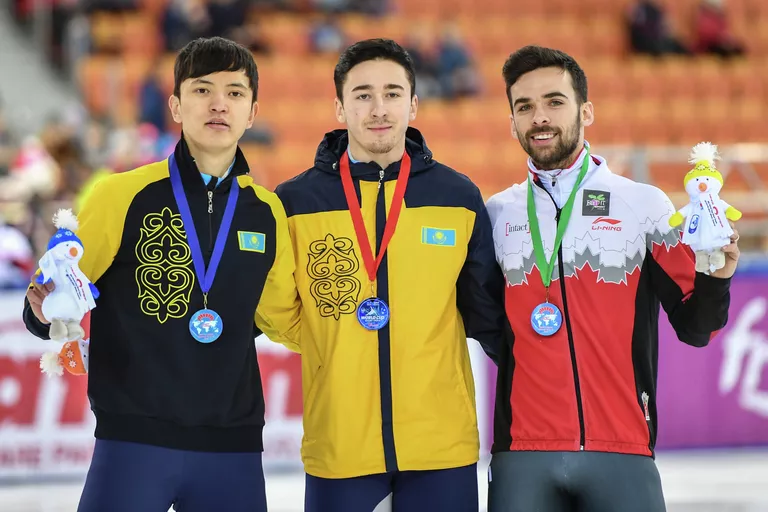 Абзал Ажгалиев, Денис Никиша и Франсуа Амлен (слева направо) Абзал Ажгалиев, Денис Никиша и Франсуа Амлен (слева направо)