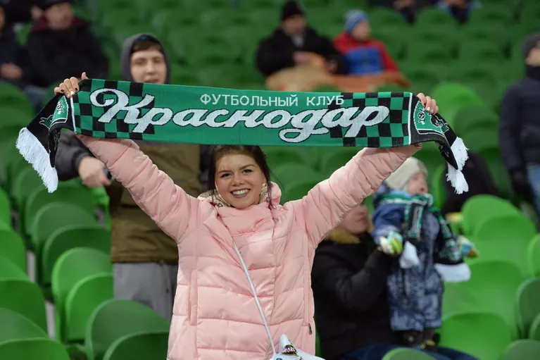 Болельщица Краснодара Болельщица Краснодара
