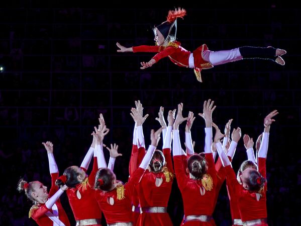 Участники гала-концерта Гран-при Москвы по художественной гимнастике