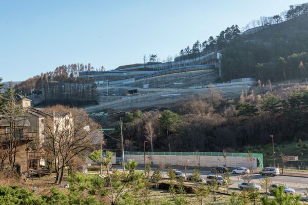 Трасса для скелетона в Пхенчхане