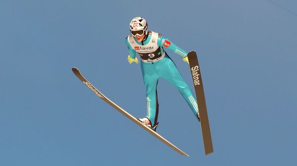 Норвежский летающий лыжник Роберт Йоханссон