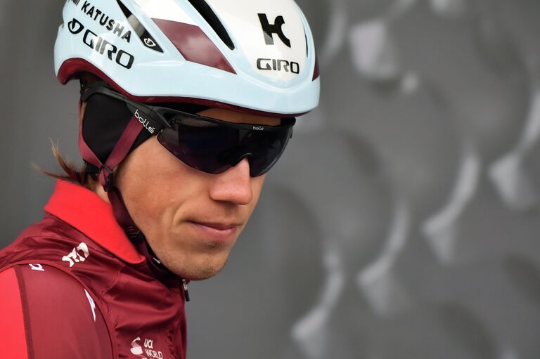 Российский велогонщик команды Katusha-Alpecin Ильнур Закарин Российский велогонщик команды Katusha-Alpecin Ильнур Закарин