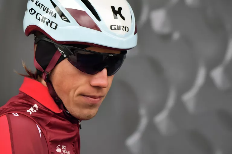 Российский велогонщик команды Katusha-Alpecin Ильнур Закарин Российский велогонщик команды Katusha-Alpecin Ильнур Закарин