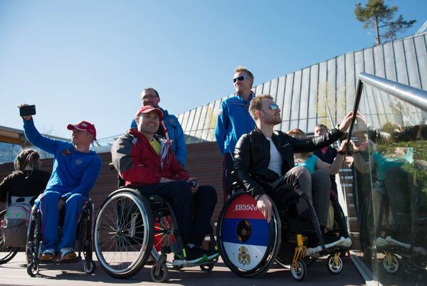 Спортсмены паралимпийской сборной России по велоспорту