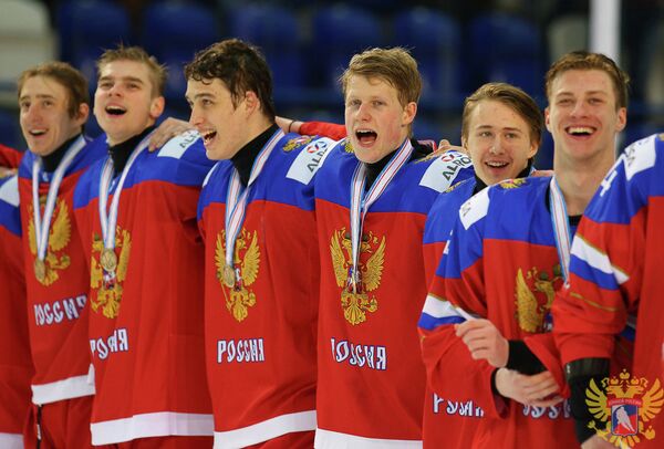 Хоккеисты юниорской сборной России (игроки до 18 лет)
