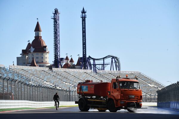 Подготовка к Гран-при России Формулы-1