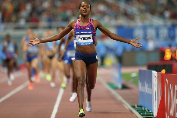 Олимпийская чемпионка 2016 года кенийская бегунья Фейт Кипьегон