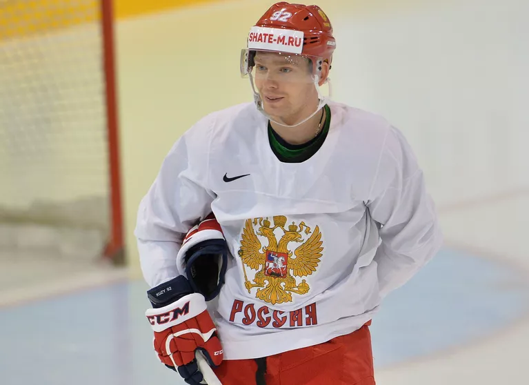 Форвард сборной России Евгений Кузнецов Форвард сборной России Евгений Кузнецов