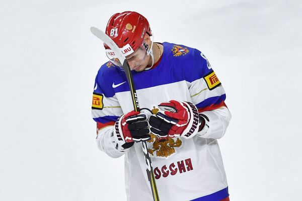 Защитник сборной России Дмитрий Орлов