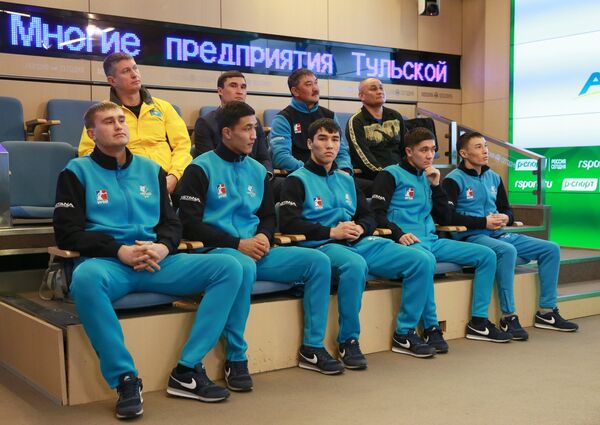 Боксеры команды Astana Arlans